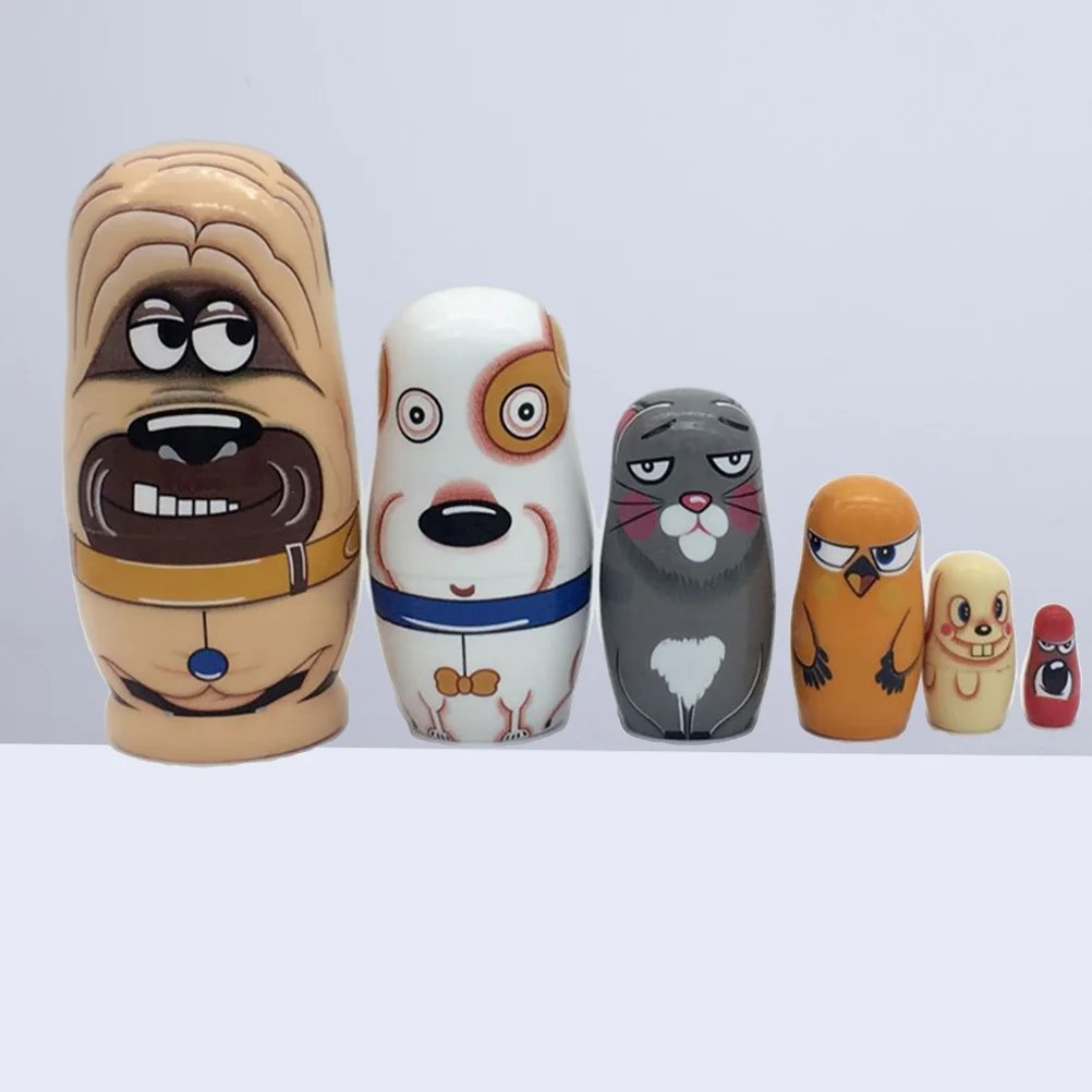 

Деревянные игрушки-животные, деревянные игрушки-гнезда для детей
