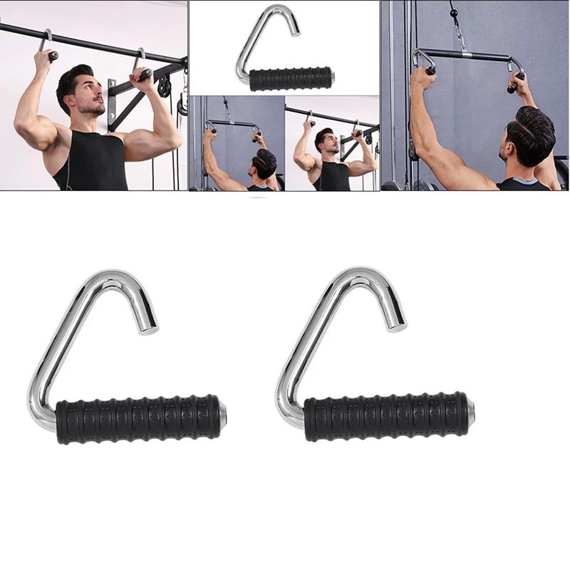 2 шт. ручка для сопротивления тренажерного зала DIY шкива тросовая машина тяга