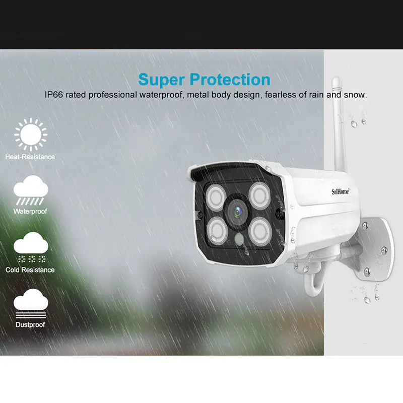 

IP-камера Sricam SH024 FHD, МП, Wi-Fi, H.265