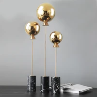 new design nordic style metal balloon decoration home decor luxury decorative dinner table center pieces