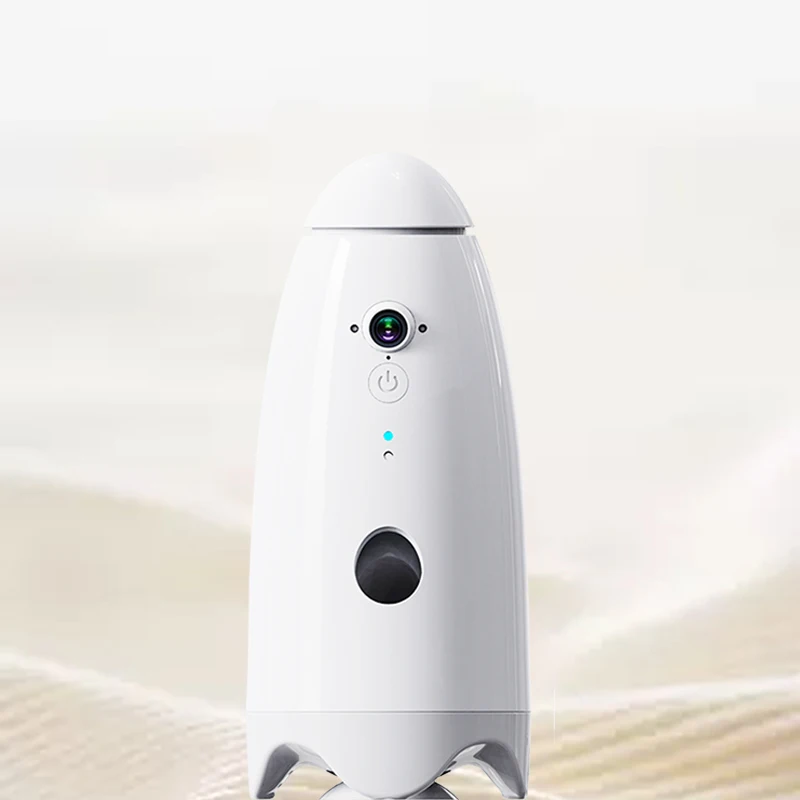 

2023 New automatic Wifi Remote Control Pet Feeder Automatic Dog Pet Food Feeder White automatic pet food feeder with camera