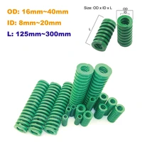 1pc green heavy load compression mould die pressure steel spiral spring od 1640mm id 820mm length 125300mm furniture fittings