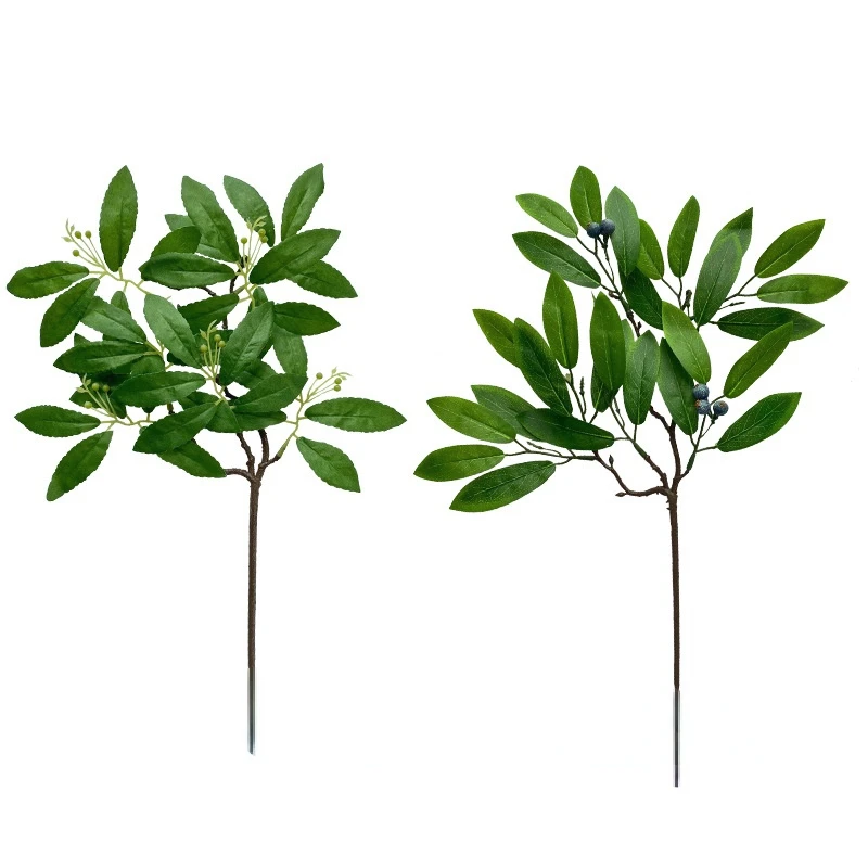 

Simulation Plants 43cm Eucalyptus Leave Wedding Hotel Background Decoration Garden Greening Home Livingroom Simulation Ornaments