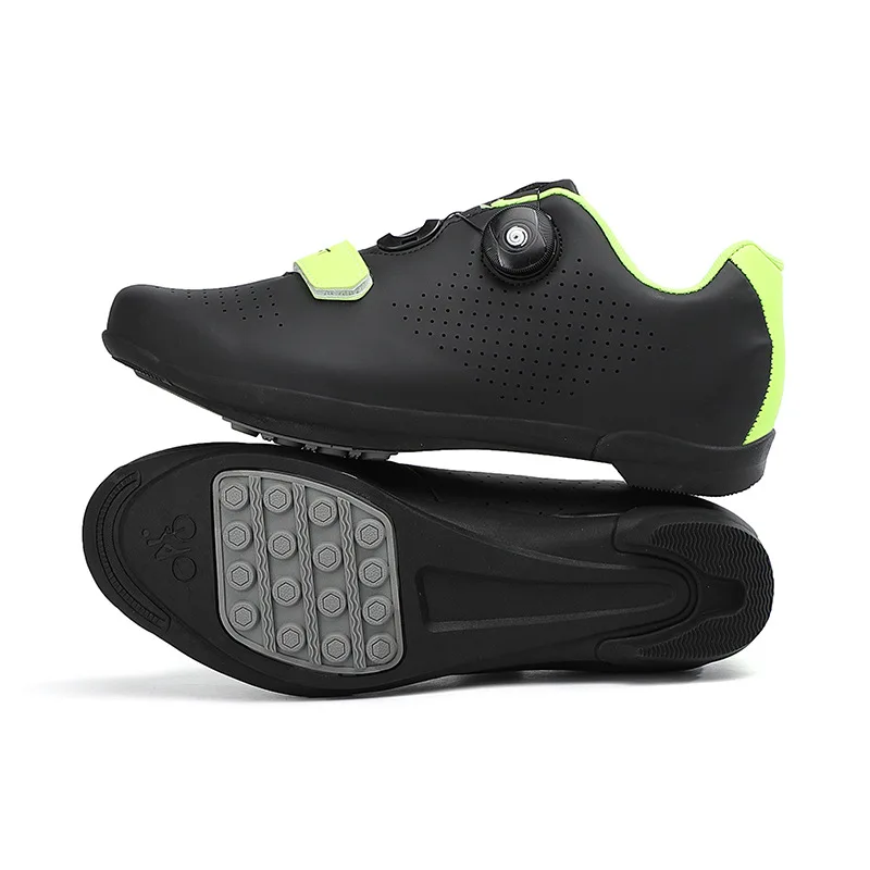 

DAFENP breathable men women road bike outdoor bicycle riding cycling shoes Rubber sole