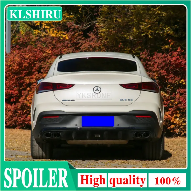 

For Mercedes GLE Coupe Class W167 C167 GLE350 450 500e ABS Spoiler Car Tail Trunk Spoiler Rear Wing Tail Wing Decoration 2020-Up