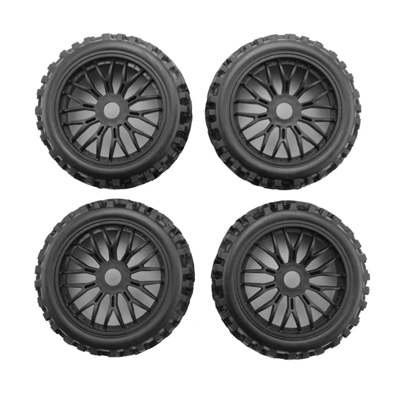 Фото Комплект из 4 шин FBIL-4Pcs 118 мм для внедорожных RC-багги с колесами и 17-мм шестигранником для ARRMA, Traxxas, Redcat, Team Losi, Kyosho, VRX, HPI, WR8, HSP, Hobao RC Pa №3