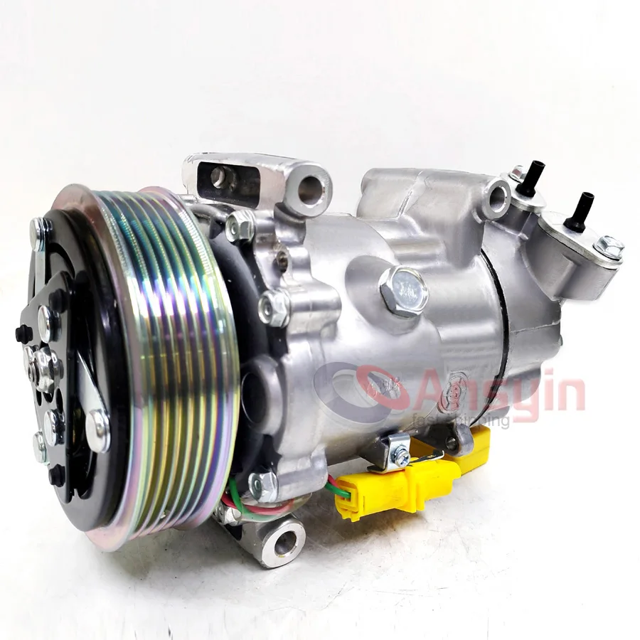 Компрессор воздушного переменного тока SD6V12 для PEUGEOT 206 307 PARTNER Bipper 9646273880 9639078180