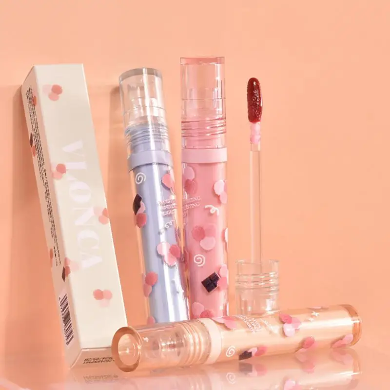 

VLONCA Mirror Lipstick Matte Texture Lip Gloss Waterproof Sweat Resistant Long Lasting Lip Glaze Sexy Red Lip Makeup TSLM2