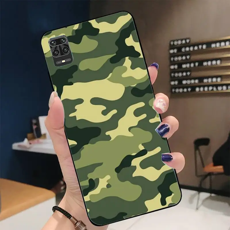 Камуфляжный чехол для Redmi 9A 8A 6A Note 9 8 10 11S 8T Pro Max K20 K30 K40 PocoF3 Note11 |