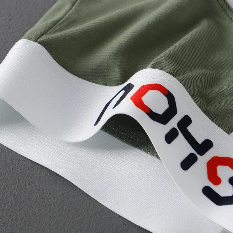 New Men's Panties Boxers Men Set Men's Shorts Cotton Soft Underwears Men Stitching Color Men Underpants Spring And Summer Style