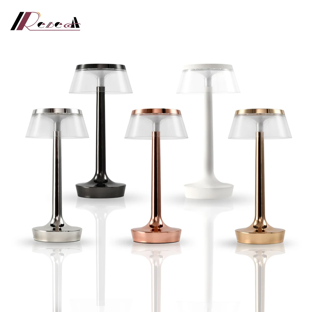 

Modern restaurant decor LED cordless wireless desk lamp portable cordless led table lamp