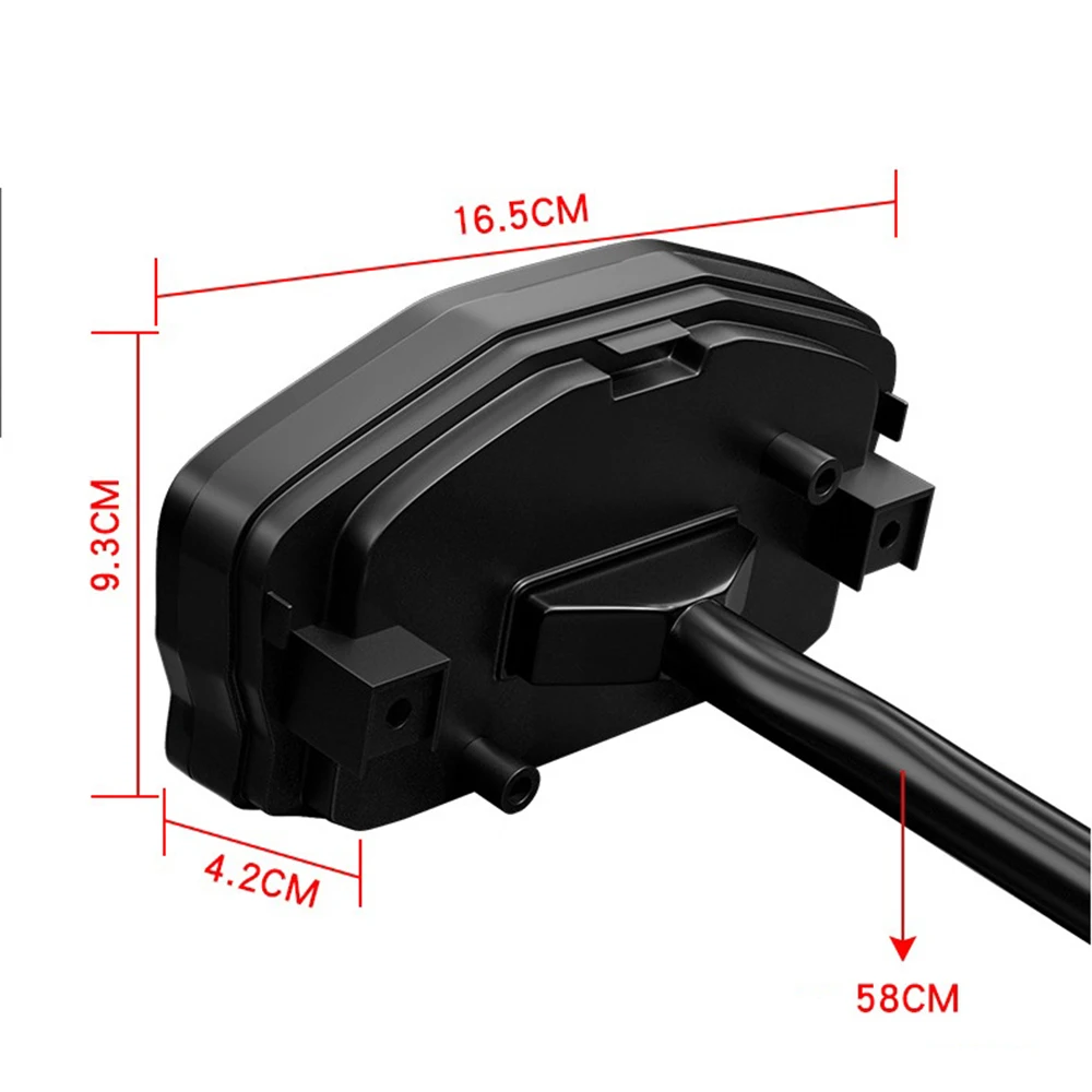 Универсальный цифровой мотоцикл VA с ЖК-спидометром и одометром 2/4 цилиндров для