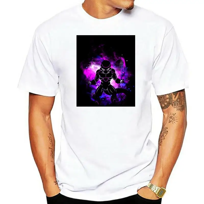 

Printed Men T Shirt Cotton tshirt Frieza Art O-Neck Short-Sleeve Women T-Shirt