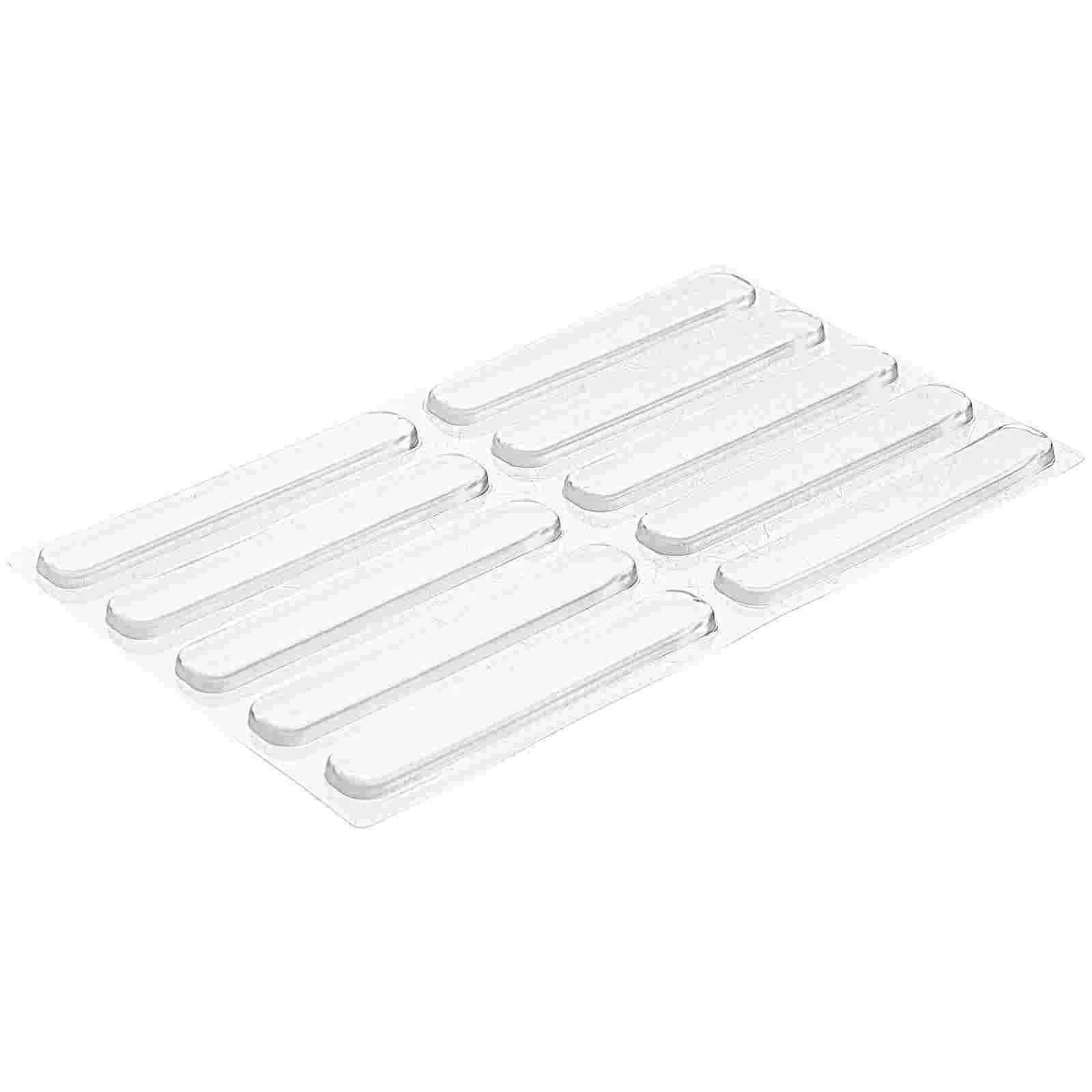 

2 Sheets Crash Pad Chair Table Table Bumper Strip Protector Adhesive Pad Drawer Silica Gel Shower Door Bumpers