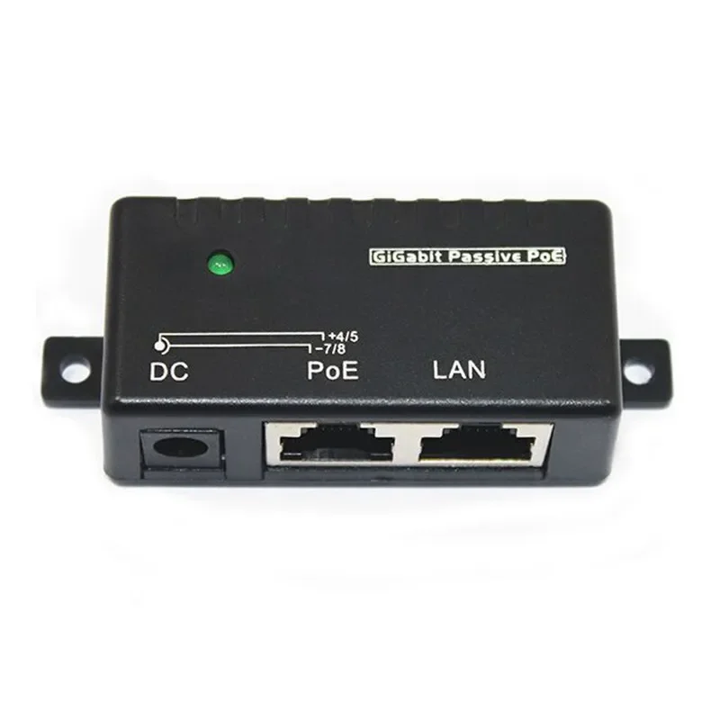 

Free Shipping 12V 24V 48V/1A POE Injector Power Splitter for IP Camera POE Adapter Module Accessories