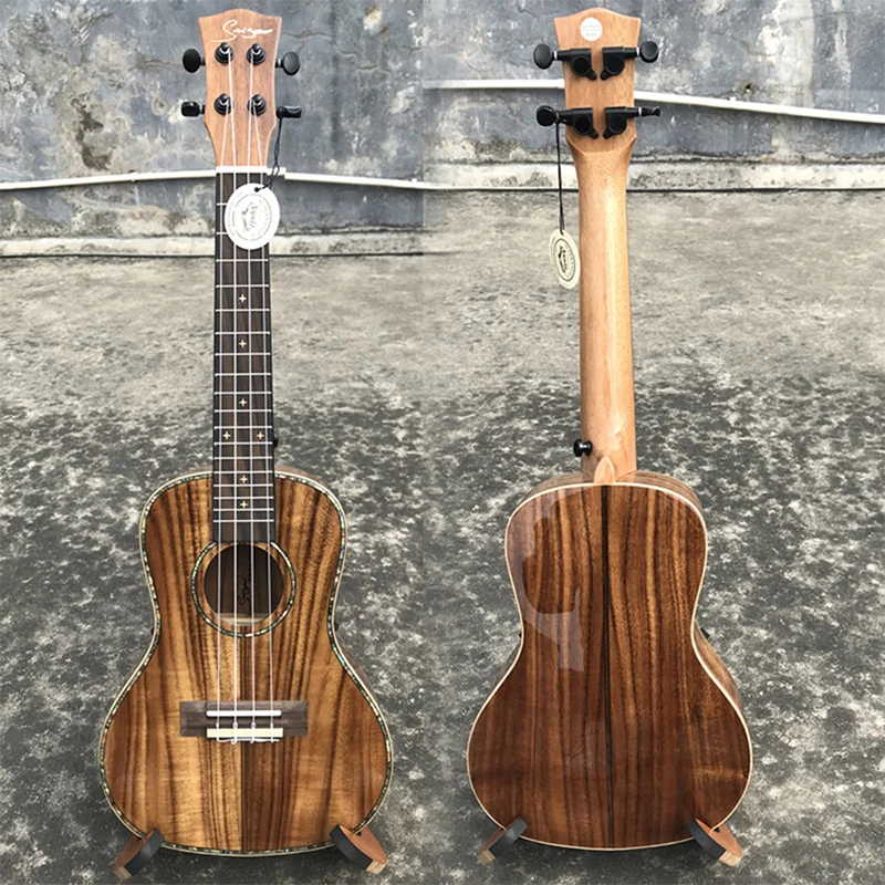 

Mini Acoustic Wood Music instruments Country Acacia Tenor 26 Inches Guitalele Ukuleles Concert Ukulele Concierto ukulele concert