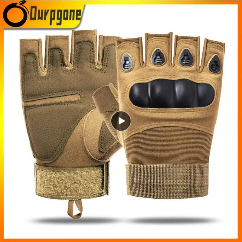 

1PCS Tactical Full Finger Gloves Outdoor Sports Antiskid Gloves Military Army Paintball Shooting Airsoft Cycling Half