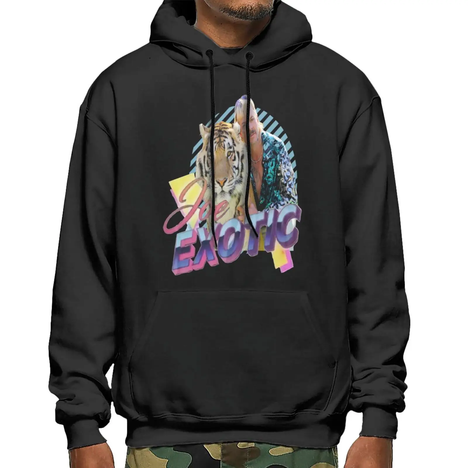 

Free Joe Exotic Tiger King Meme Sweatshirts Hoodies Hooded Sweatshirts Sweater Male Anime Cosplay Tracksuit Men Sweat Oversize