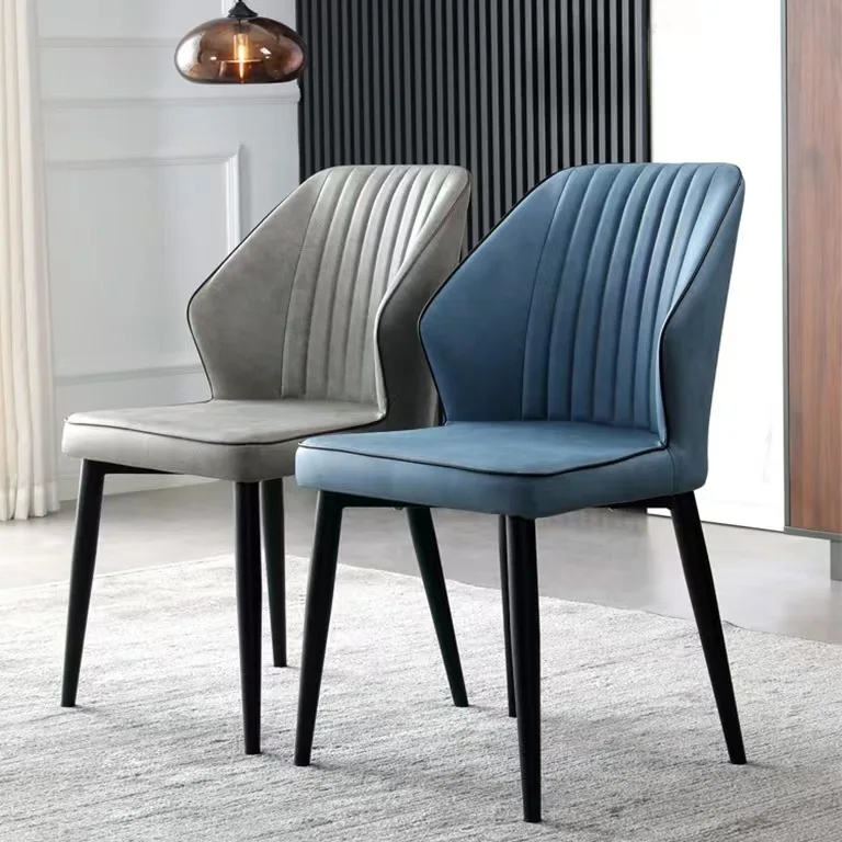 Simple Modern Home Model Room Net Red Light Luxury Stool Back Restaurant Dining Chair Wholesale