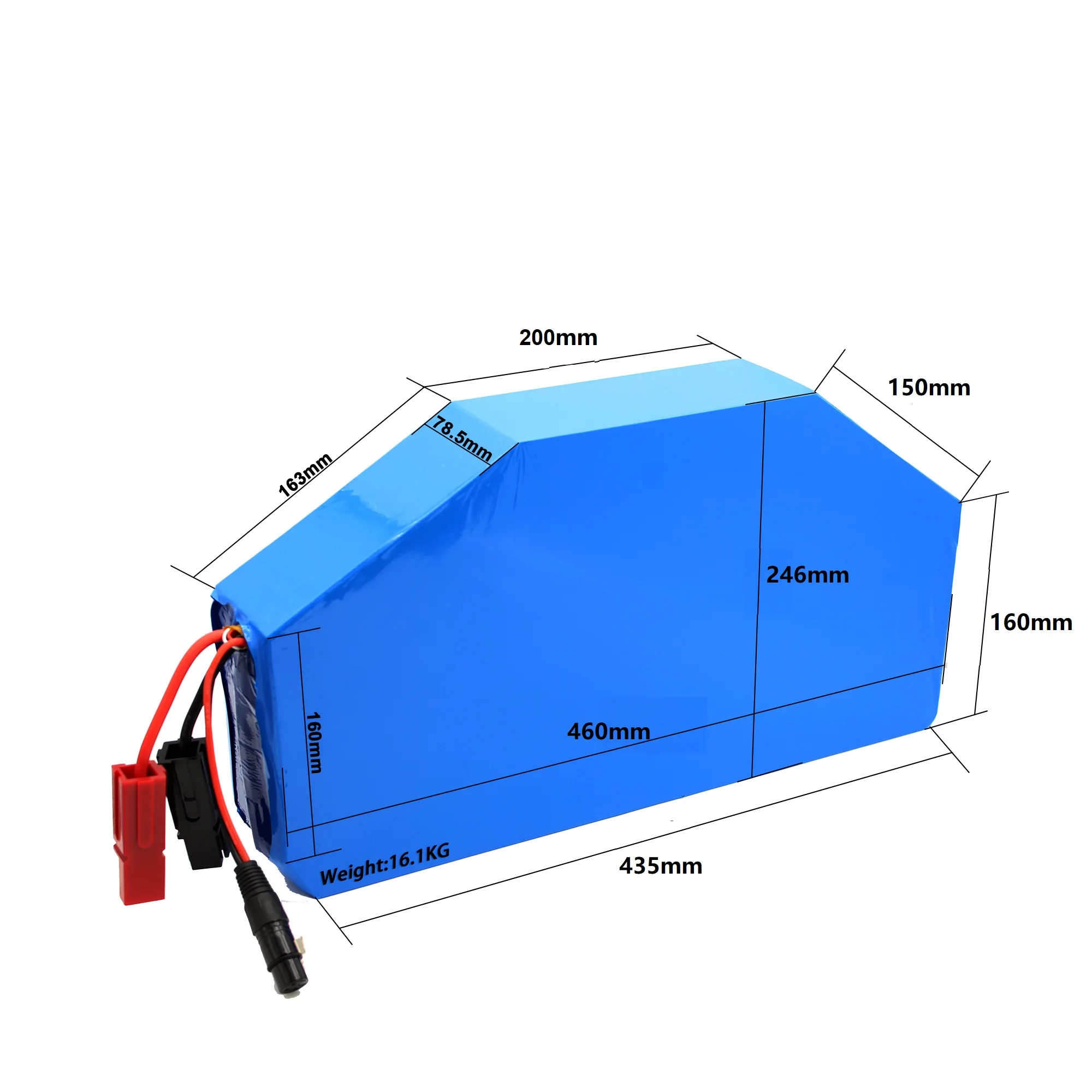 

72V 42AH 150-500A Most Powerful Lithium Battery Molicel INR21700-P42A 10C discharge rate for our big Power FC-1 Stealth Bomber