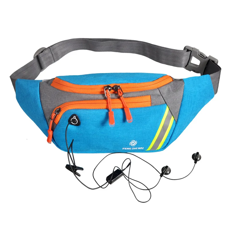 

Men And Women New Fashion Waist Bag Sports Multi-functiona Large Mobile Phone Bag Money Belt Bag Running Backpack