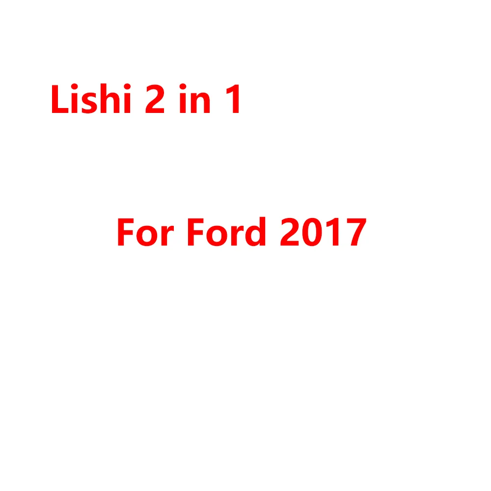 

Оригинальные инструменты Lishi 2in1 для HU198, без черной коробки для Ford 2017