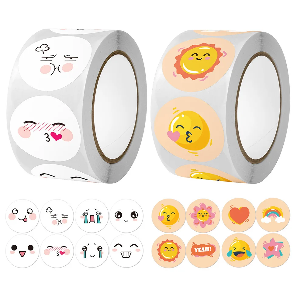 

500pcs Teacher Reward Motivational Stickers Animal Cartoon Motivational Stickers Fun Motivational Stickers for Children