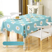 tablecloth for cover coat rectangular mat for dining waterproof oilcloth on the table for kitchen coffee anti stain table cloth
