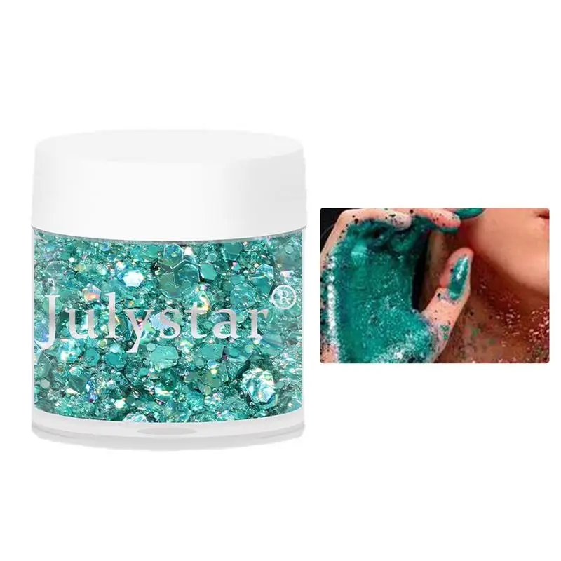 

Body Glitter Gel Eye Glitter Nail Hair Body Face Stickers Gel Glitter For Carnival Party Christmas Halloween Makeup