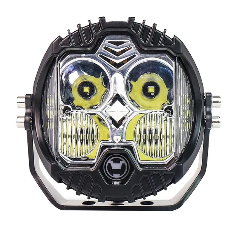 

5 Inch LED Headlights 40W 5000LM 4LEDS For Motorcycle Lada Offroad 4X4 UAZ 12V 24V Spotlight Work Light