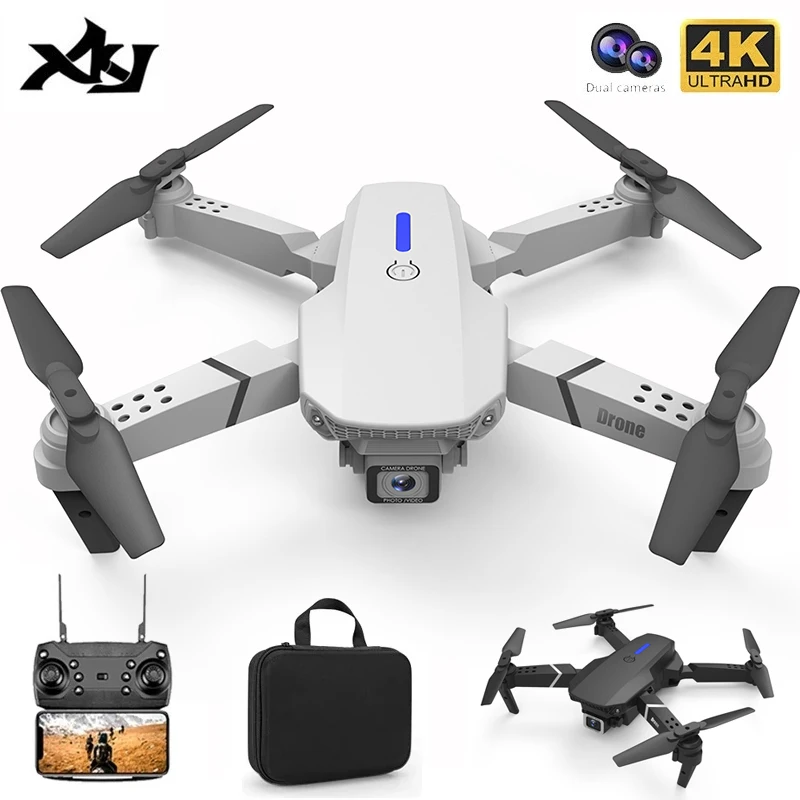 Квадрокоптер E88 Pro складной с широкоугольной HD-камерой 4K 2022 P и Wi-Fi | Игрушки хобби