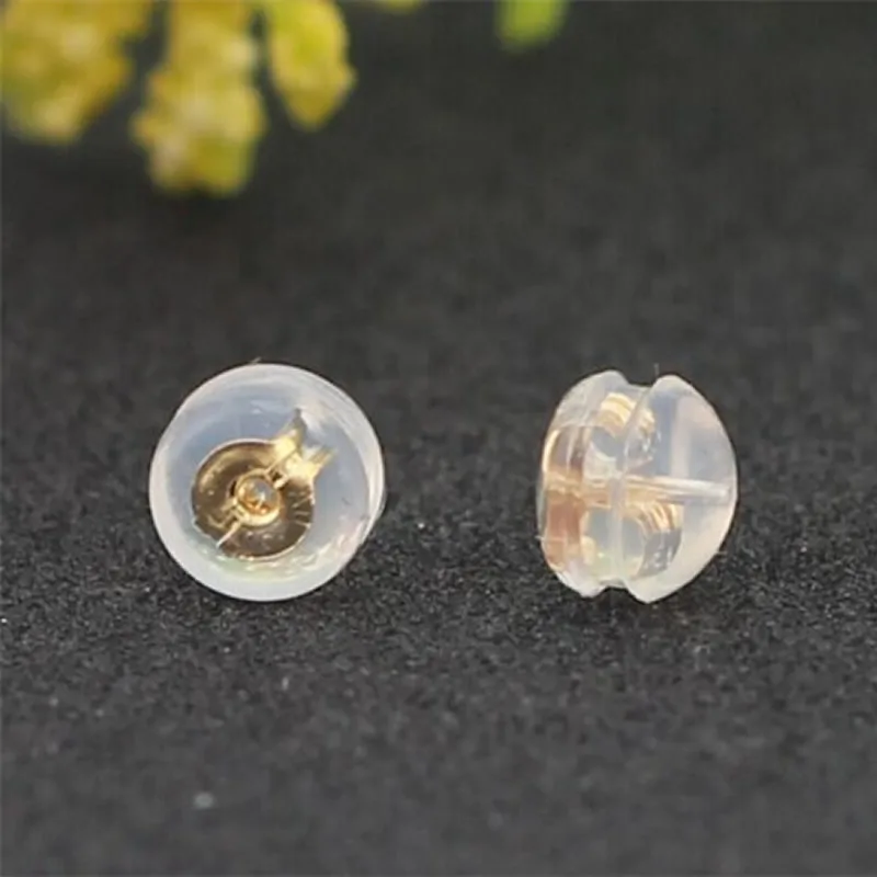

Pure 18K Yellow Gold Earrings Back AU750 Gold Earrings Back