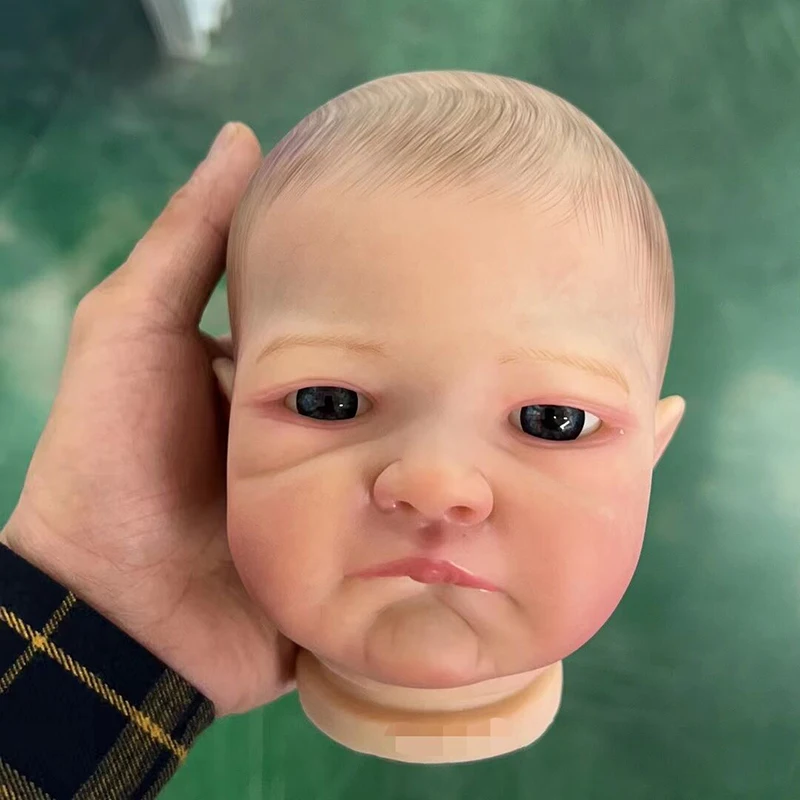 

19inch Already Painted Reborn Doll Parts August Awake Baby 3D Painting with Visible Veins Cloth Body Included Drop Shipping