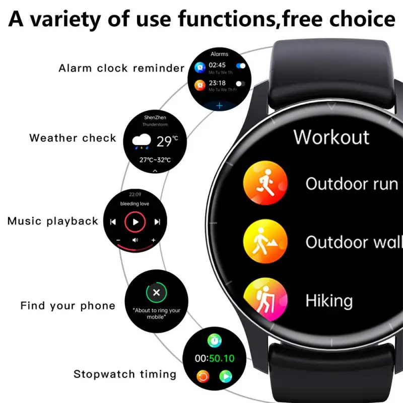 

Smart Electronics Multiple Sports Modes Full Color Display 3d Large Arc Glass Health Sport Tracker Smart Bracelet Touchable