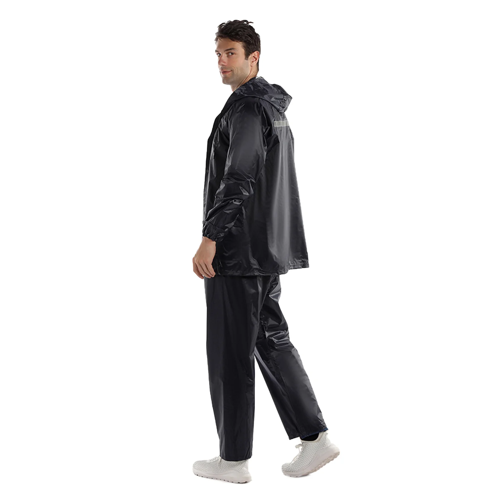 

Windproof Rain Suit for Adults Breathable Windproof Rain Jacket Pants Outdoor Waterproof Hiking Rain Gear Coat Suit for Man
