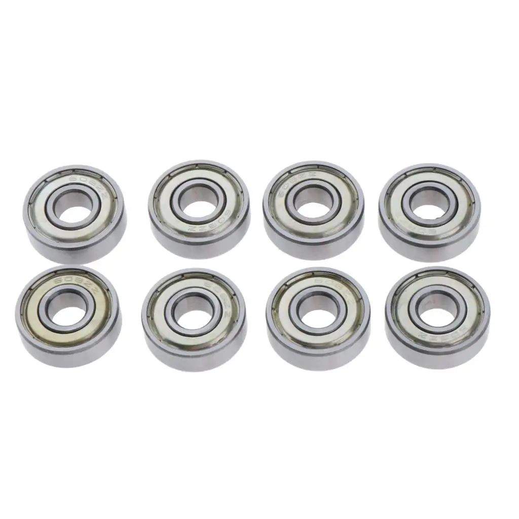 

8Pcs Premium Skateboard Bearing Wheels Ball Bearings 87mm Components