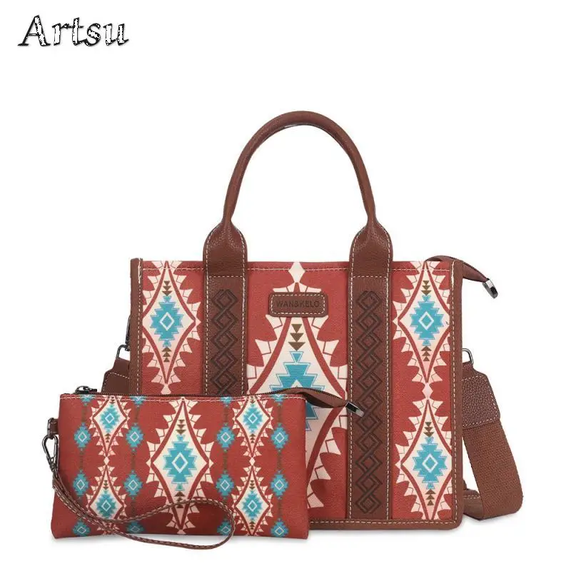 Новая сумка через плечо в богемном стиле женская парусиновая большая