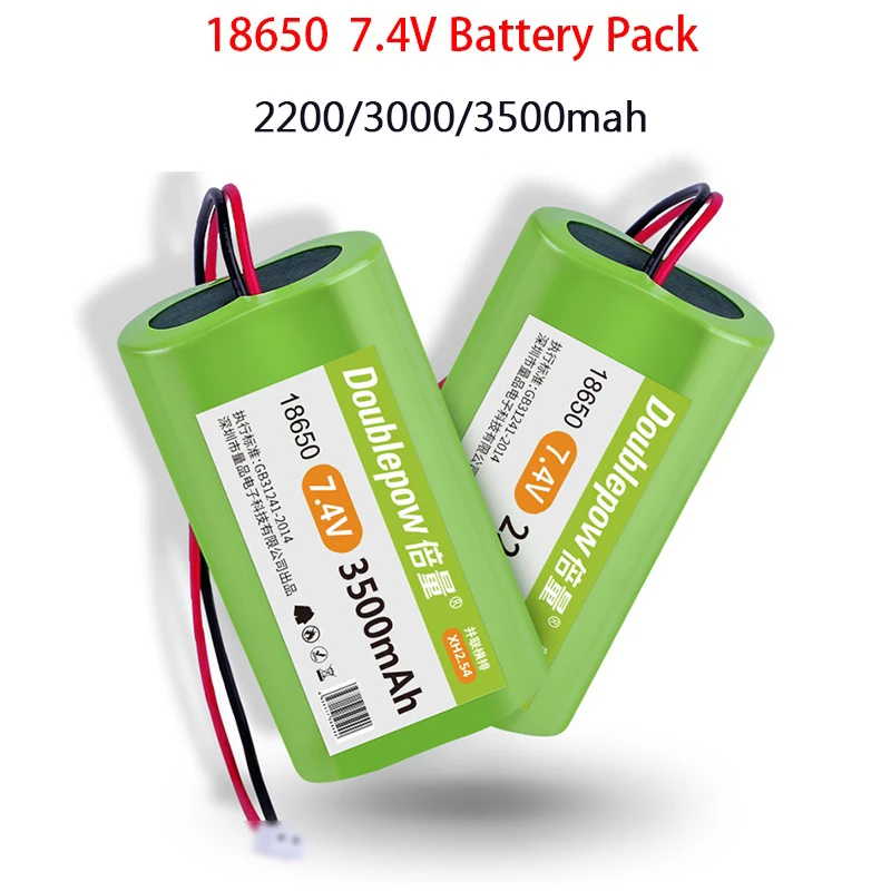 18650 7 4 V литиевая батарея 2200mAh/3000mAh/3500mAh перезаряжаемая для пакета Мегафона динамик