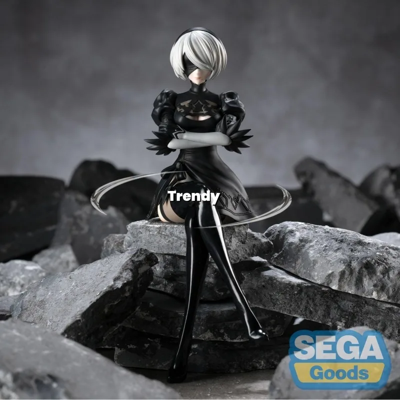 Фото 100% оригинал Sega SEGA NieR Automata Юрь А Тип No. 2 A2 B2 Пресс для лапши быстрого приготовления, фигурка с орнаментом, модель игрушки №3