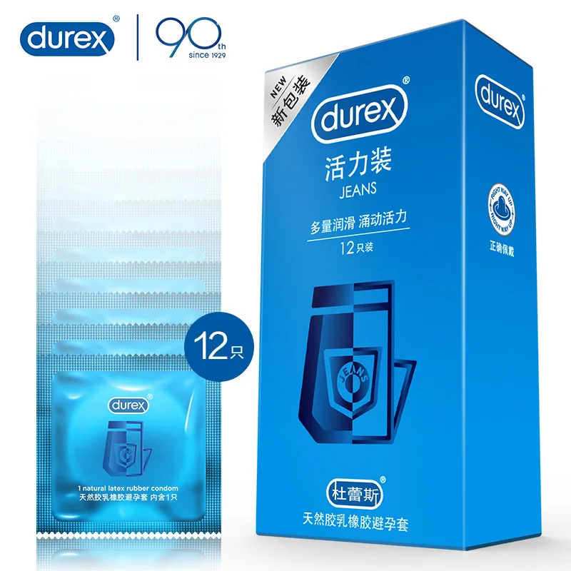 

Durex Smooth Condoms Extra Thin Condoms Natural Rubber Latex Condoms for Men 12 Count