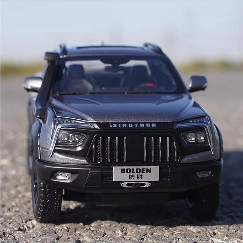 Фото Масштабная модель внедорожника Bosheng S9 4x4 (пикап) из сплава, 1:18, для тяжелых условий эксплуатации №2