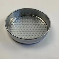 dia 20cm stainless steel net soil sieve round hole sieve dual chrome punched frame laboratory test sieve
