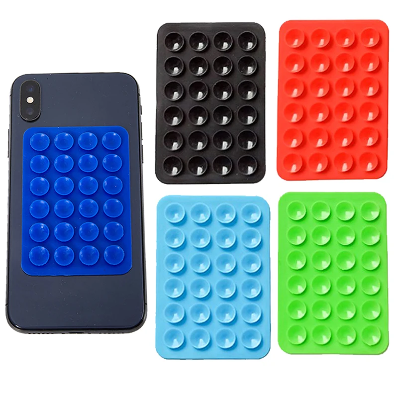 Square Single-sided Mobile Phone Silicone Suction Cup Universal Phone Holder Suction Pad 5.5*8cm