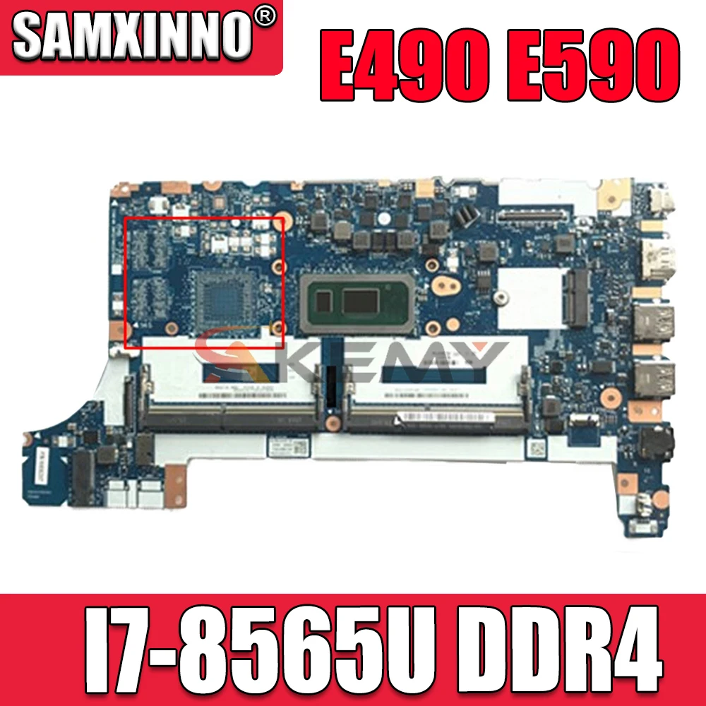 

FE490/FE590/FE480 для Lenovo Thinkpad E490 E590, материнская плата для ноутбука, системная плата для ЦП, модель DDR4 100%, полностью протестирована FRU 5B20V80732