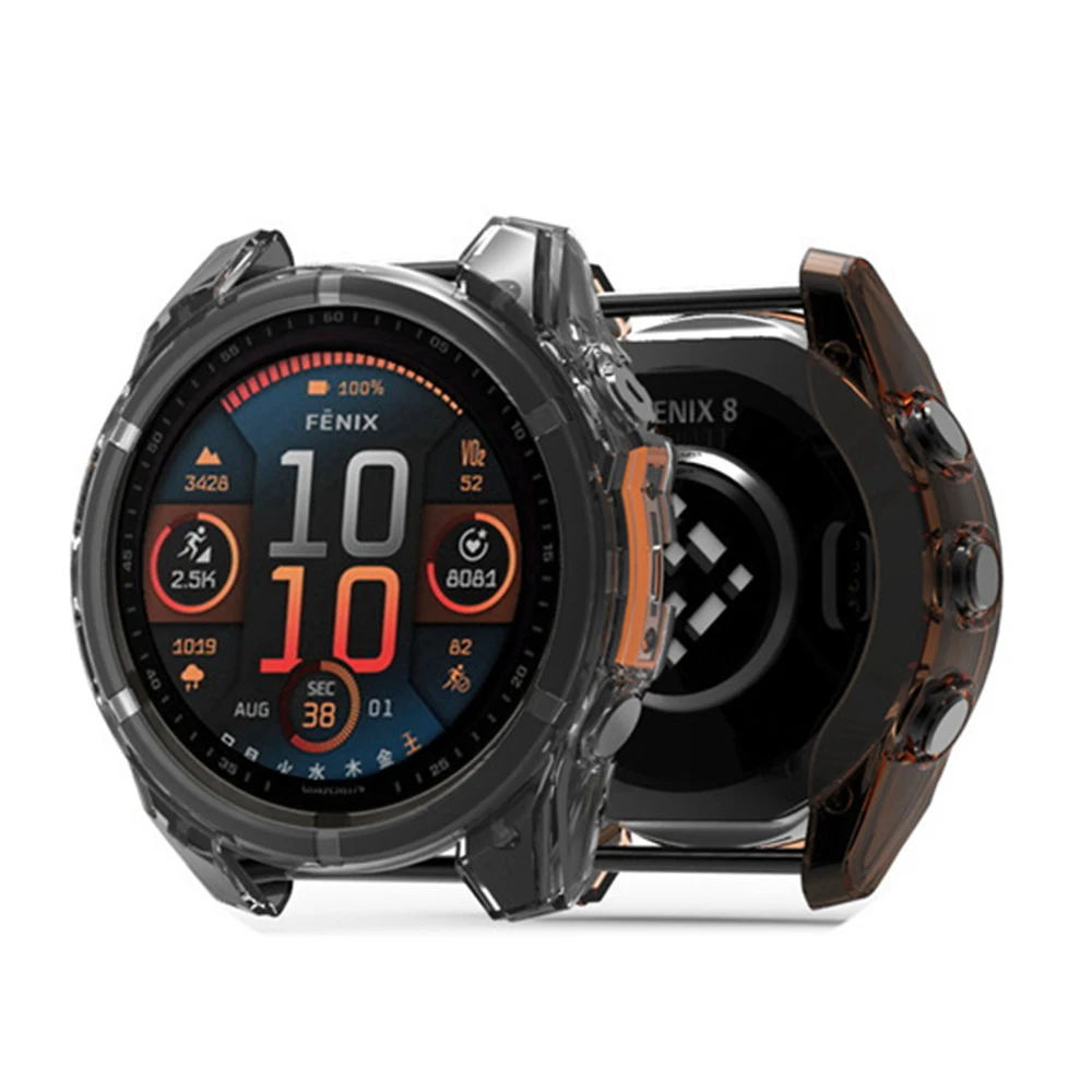 Чехол для Garmin Fenix 8 43 мм 47 51 AMOLED Солнечный защитный чехол смарт-часов Универсальный