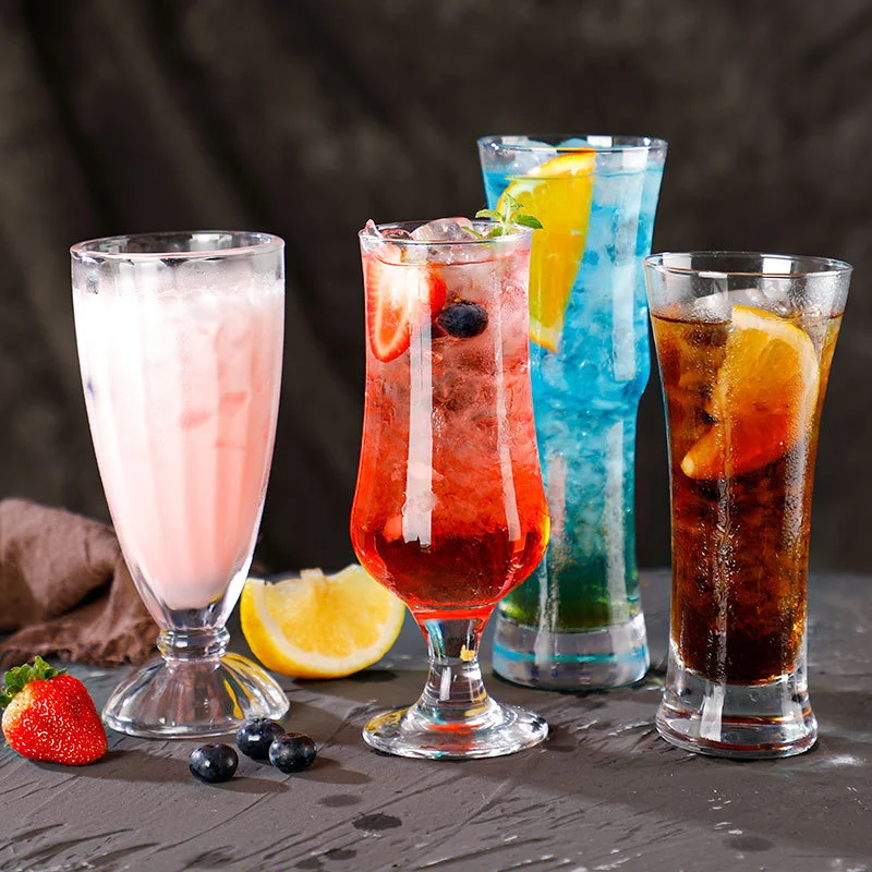 

Creative Juice Milk Glass Wine Glasses Drink Cup High Borosilicate Household Coffee Mug Restaurant Bar Drinkware Durable Glass