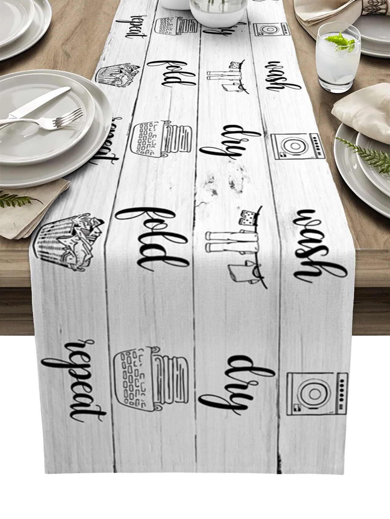 

Стирка для стиральной комнаты, сухая Складная скатерть, украшение для стола, домашний декор, украшение для обеденного стола, декор для стола