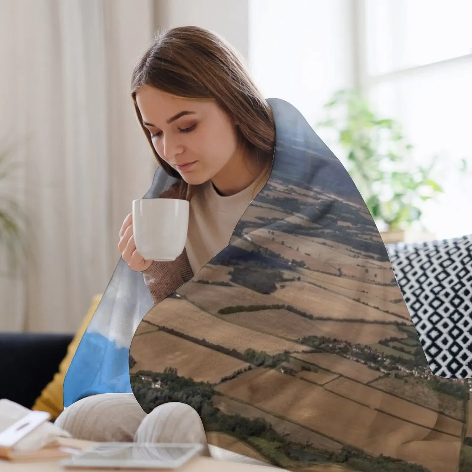 Плед Laguna Spitfire 303 эскадрильи рождественские подарки лохматый плед зимние