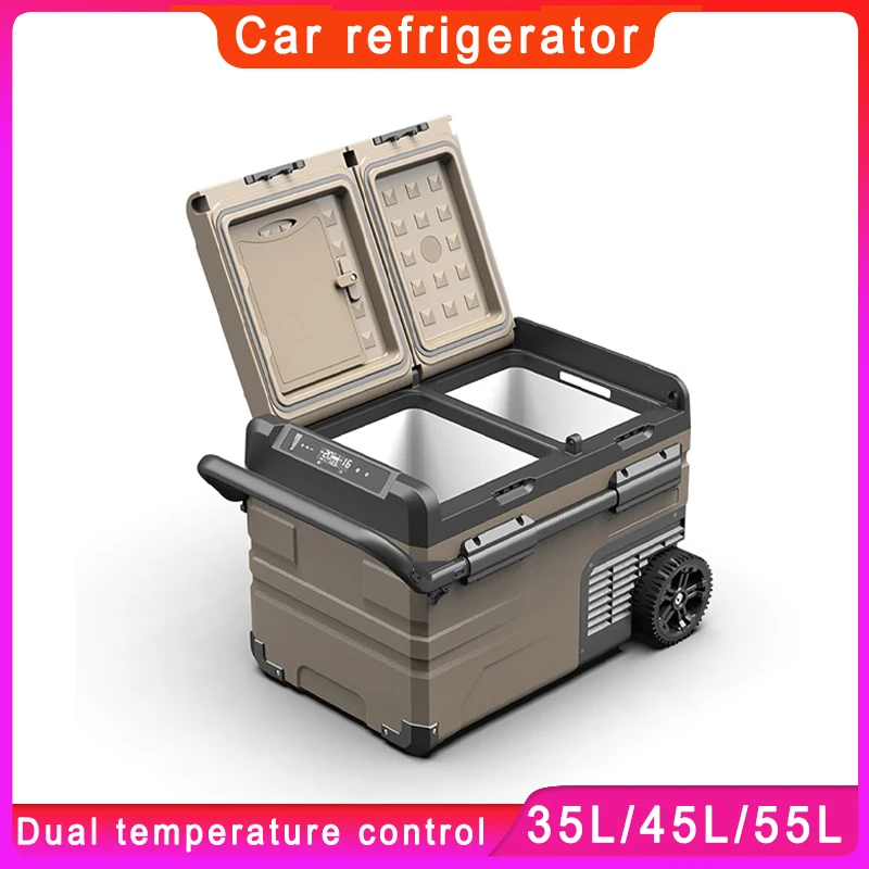 

Alpicool 35L/45L/55L Car Refrigerator 12/24V Fast Cooling Fridge Pull bar Refrigerator 110V/220V Car Home Travel Outdoor Picnic