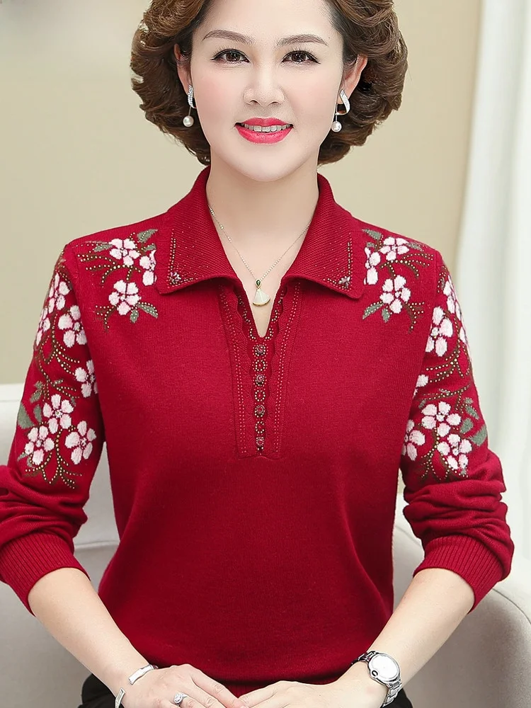 Женская одежда среднего и пожилого возраста. Осенняя одежда. Футболка с длинными